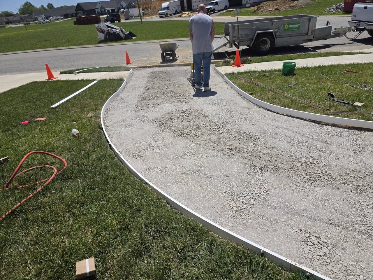 Champions Point — 43' Curved Driveway Addition, Henryville IN — photo 4