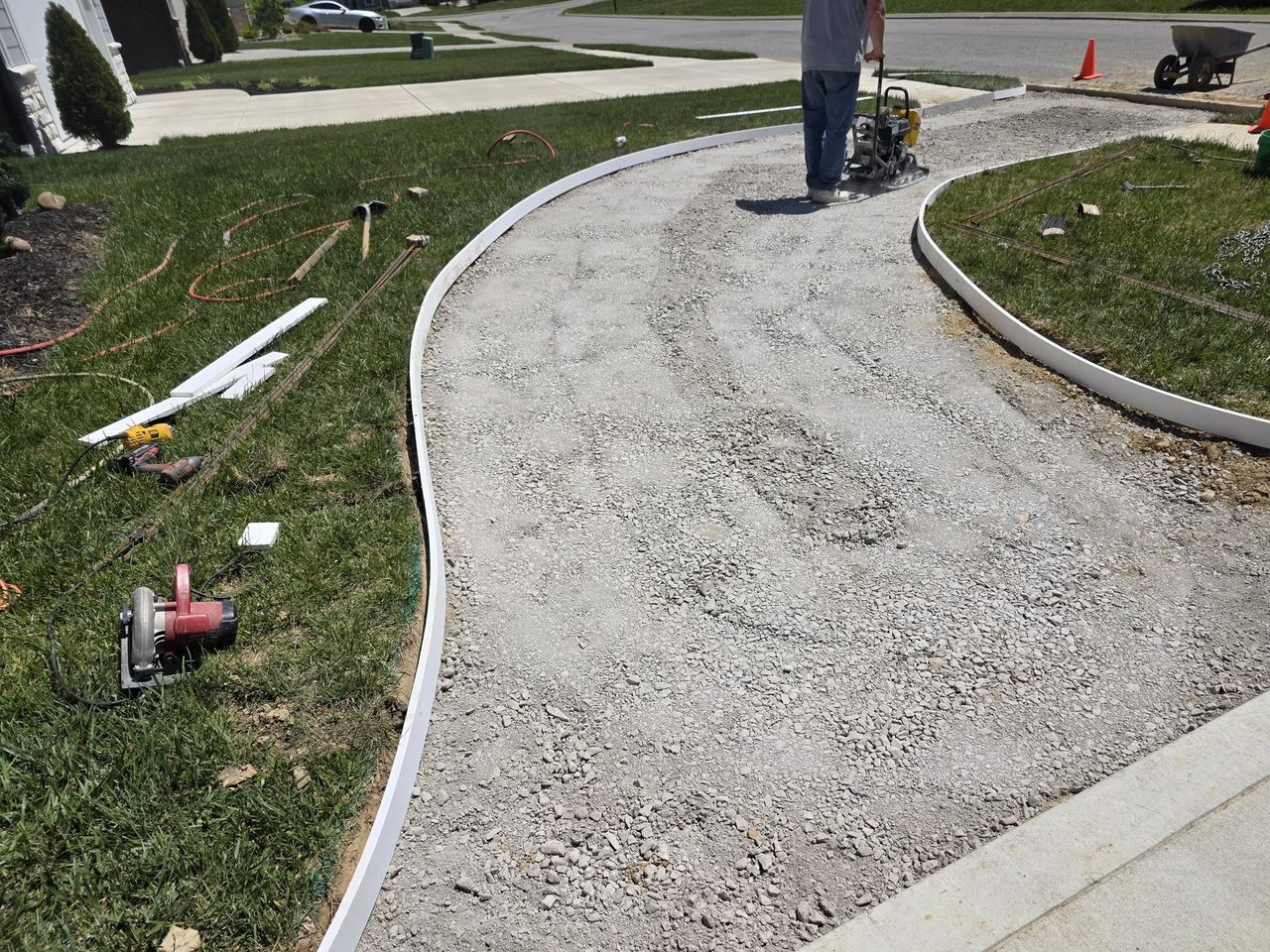 Champions Point — 43' Curved Driveway Addition, Henryville IN — photo 3