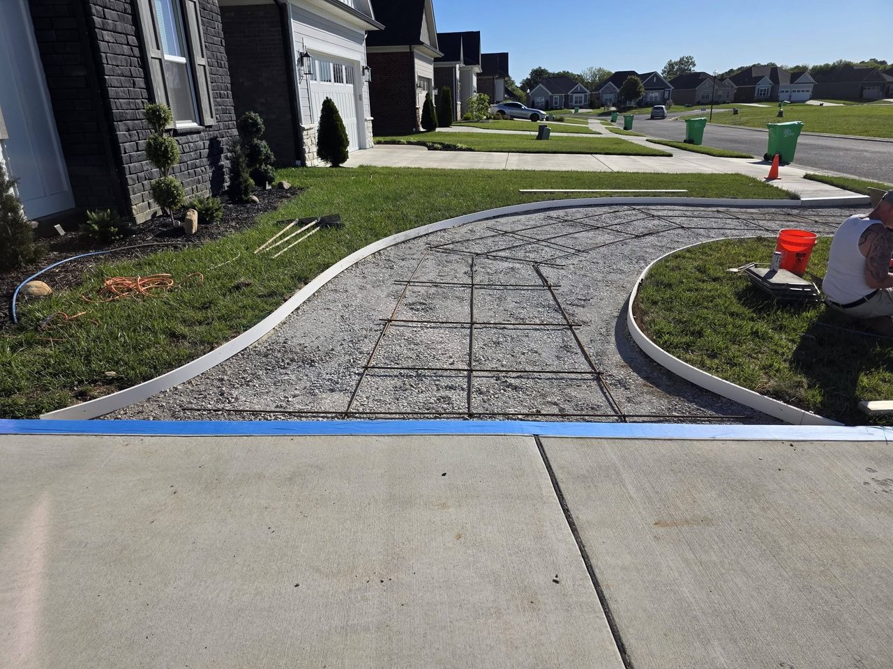 Champions Point — 43' Curved Driveway Addition, Henryville IN — photo 1