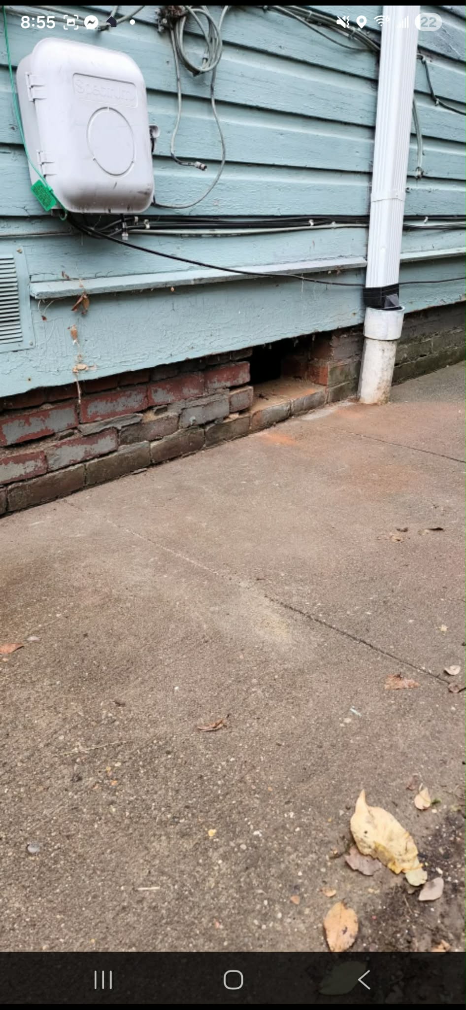 Stucco application on exterior wall