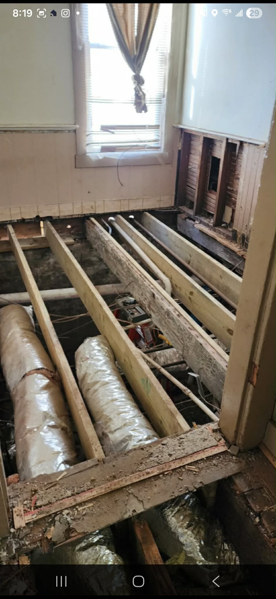 Floor Joist Repair — Sistering + Moisture Correction — photo 2